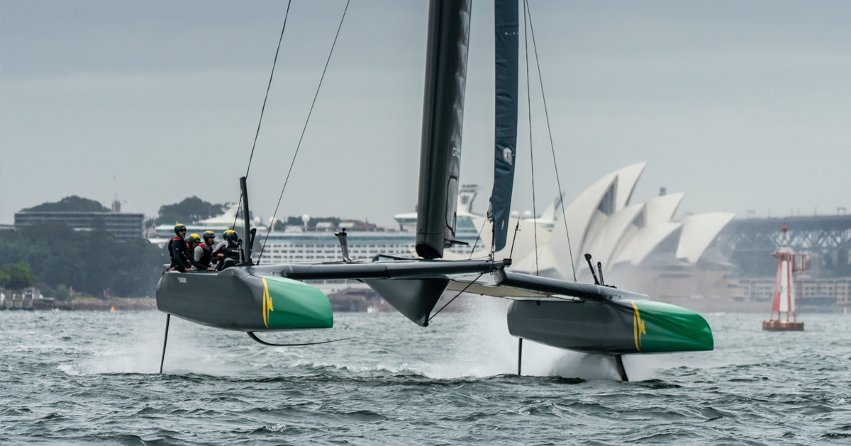 Getting ready for the inaugural SailGP Sydney